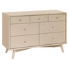 M15916TPE,Palma 7-Drawer Double Dresser  Assembled in Taupe