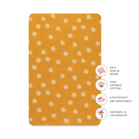 T26936,Golden Hour Muslin Mini Crib Sheet in GOTS Certified Organic Cotton
