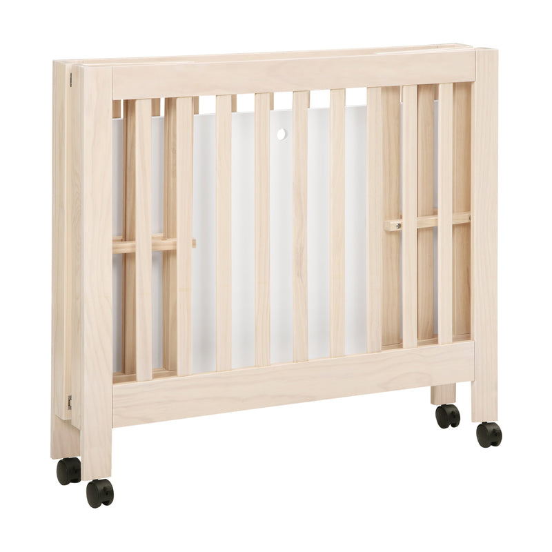 M6698NX,Origami Mini Crib in Washed Natural