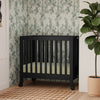 M6698B,Origami Mini Crib in Black Finish
