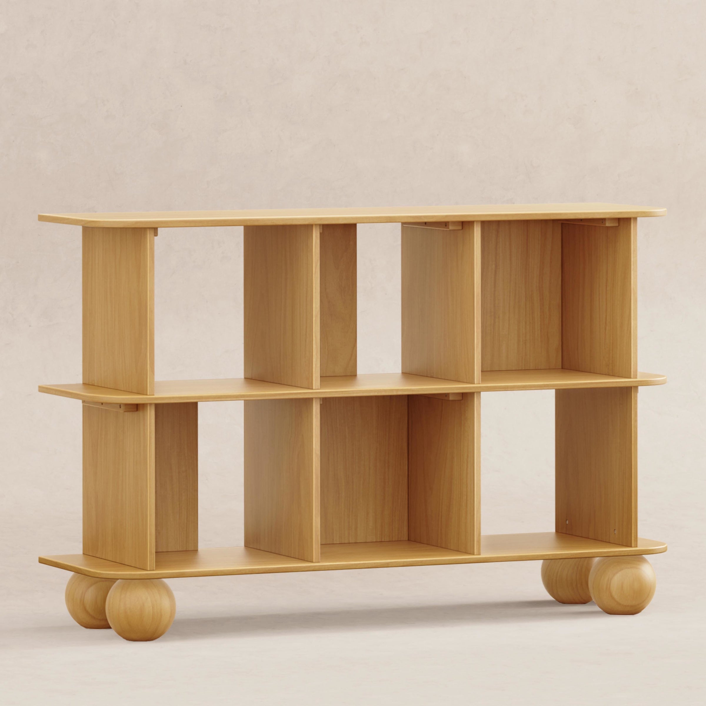 M31811HY,Crosby Open Bookcase in Honey
