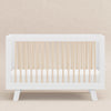 M4201WNX,Hudson 3-in-1 Convertible Crib w/ToddlerBedConversion Kit in White/Washed Natural