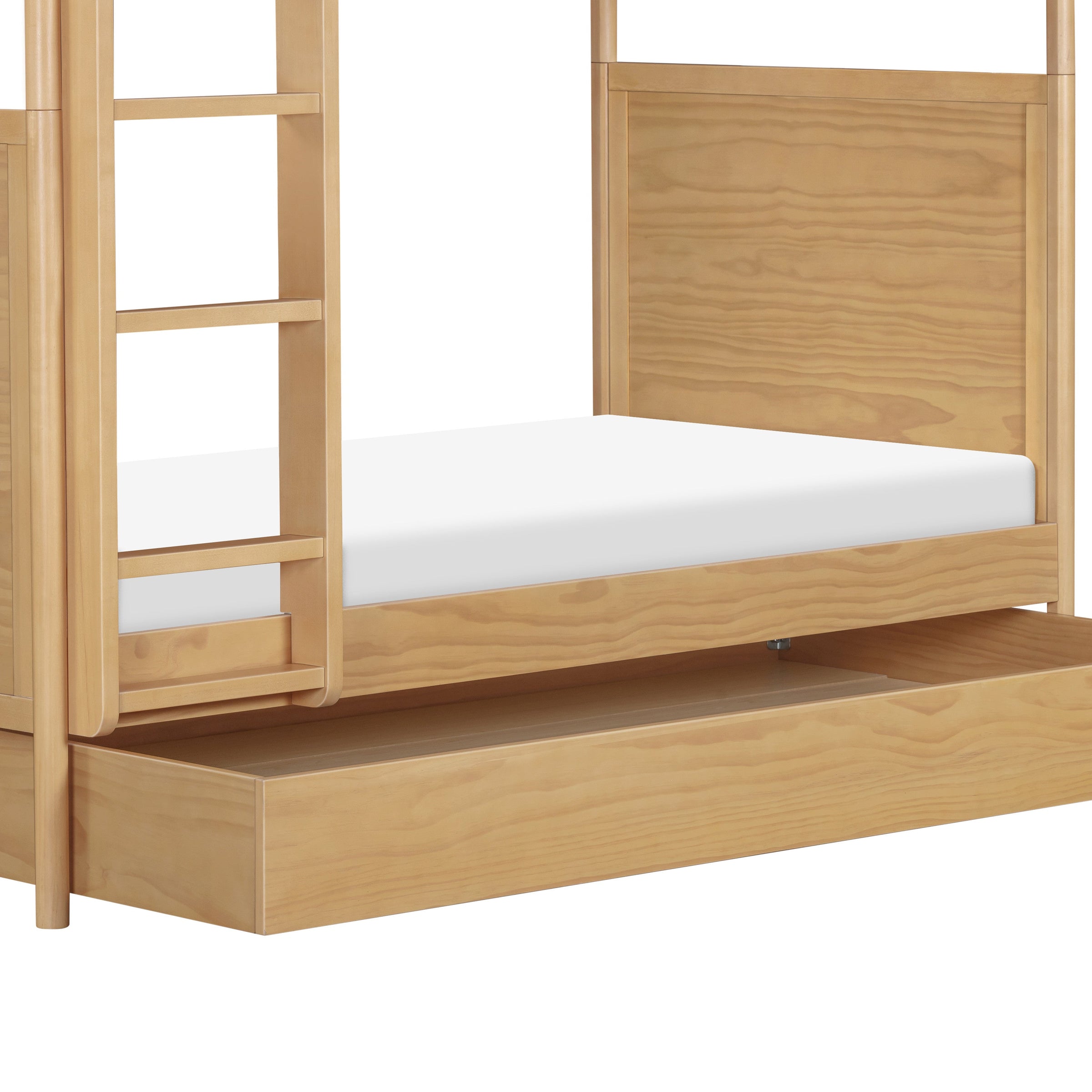 M25973HY,Twin Storage Trundle Bed in Honey