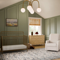 M15301VG,Winston 4-in-1 Convertible Crib in Vintage Gold