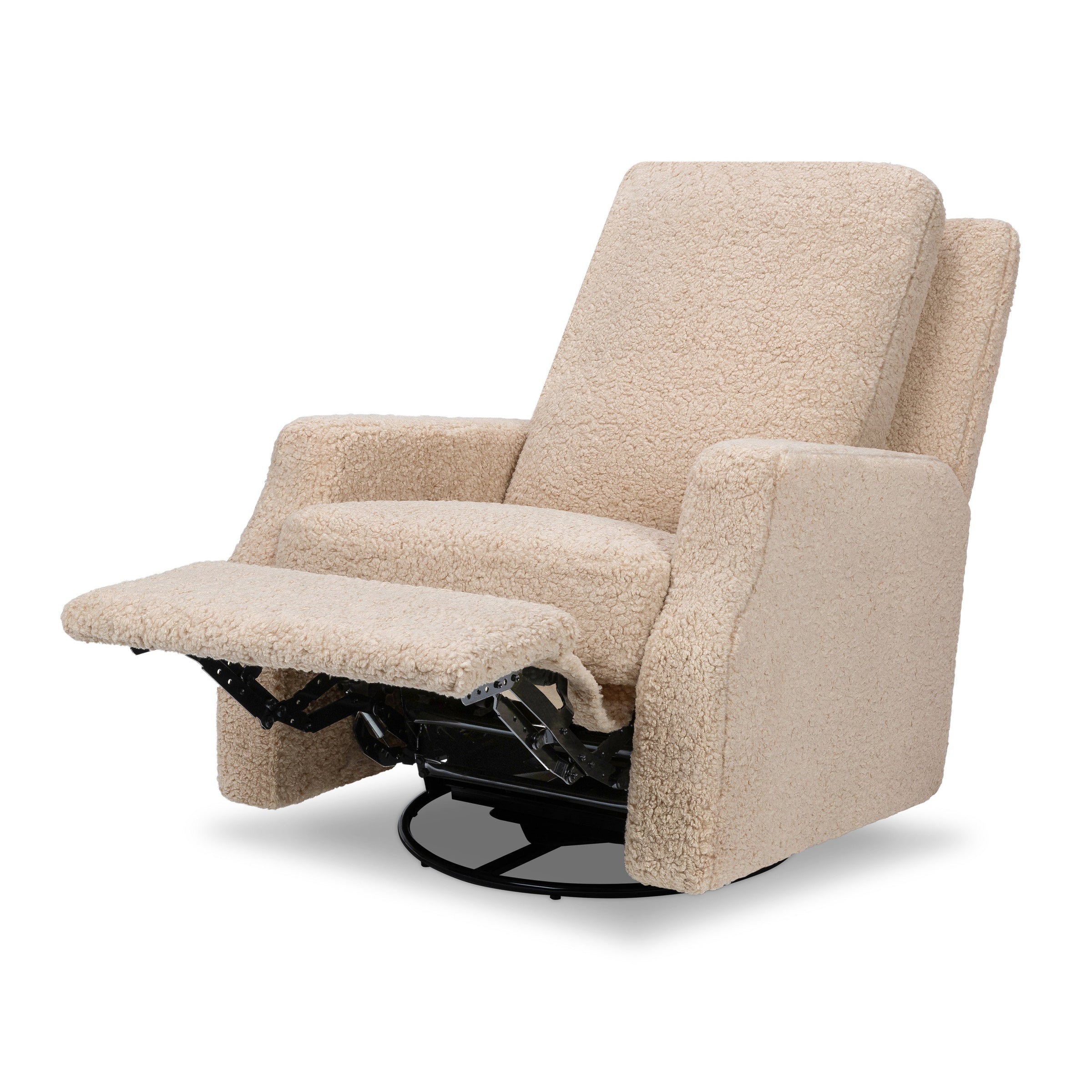 M22287CSG,Crewe Recliner and Swivel Glider in Chai Shearling