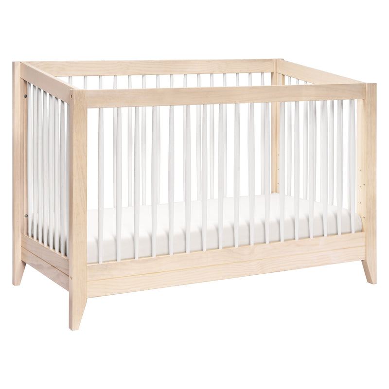 M10301NXW,Sprout 4-in-1 Convertible Crib w/Toddler Bed Conversion Kit in W Natural/White