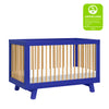 M4201CBTHY,Hudson 3-in-1 Convertible Crib w/Toddler Bed Conversion Kit in Cobalt/Honey