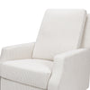 M22287FCSLB,Crewe Recliner and Swivel Glider in Fog Chatham Stripe Performance Eco-Weave w/LB