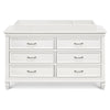 M15816RW,Darlington 6-Drawer Dresser in Warm White