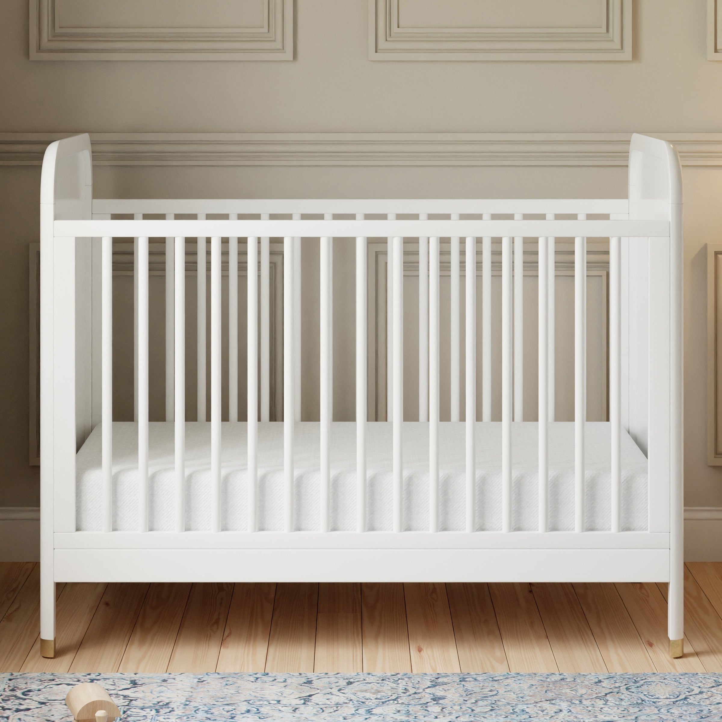 M26742RW,Brimsley Tambour 3-in-1 Convertible Crib in Warm White