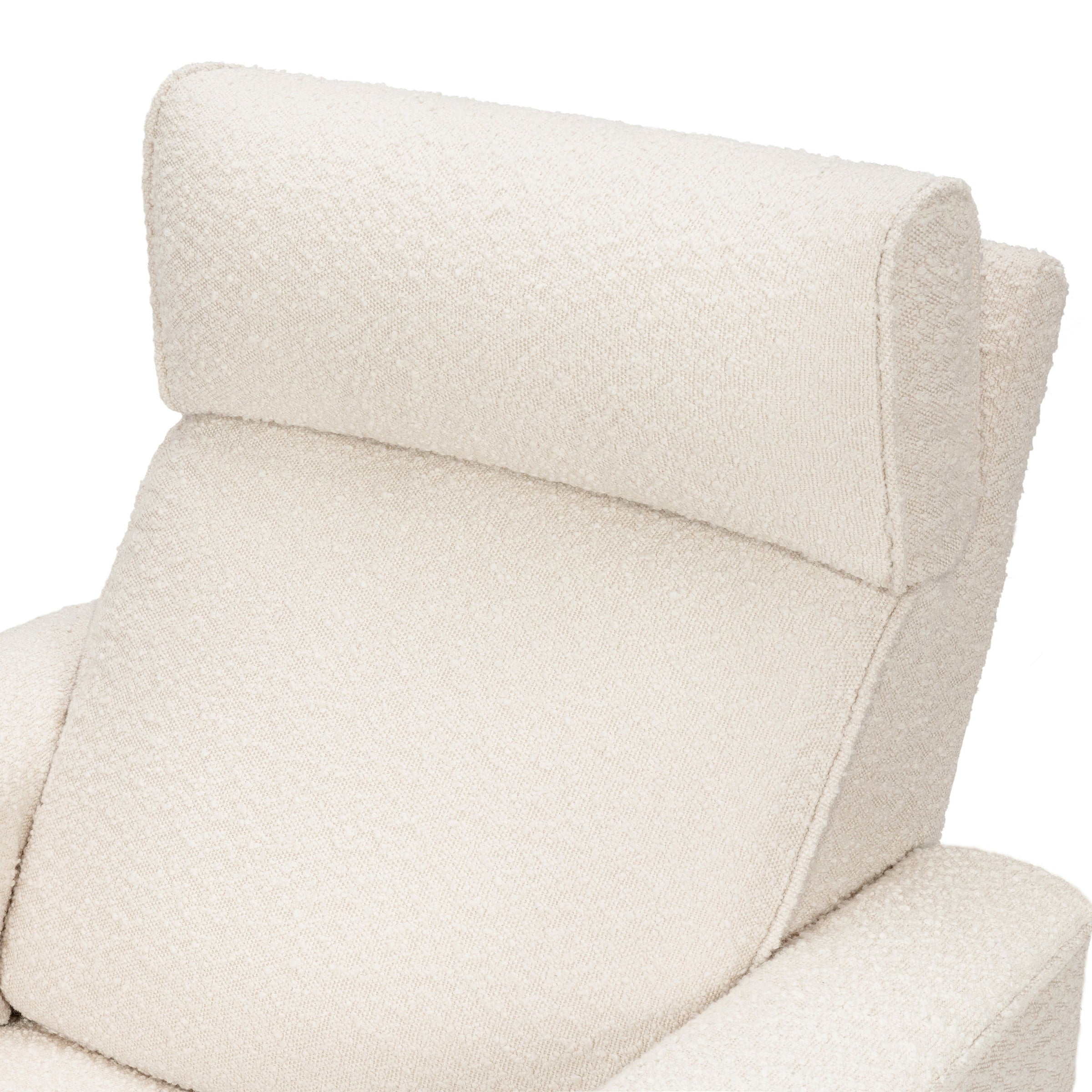 M17183PWB,Willa Deluxe Power Glider Recliner w/Heat&Massage in Performance Ivory Boucle