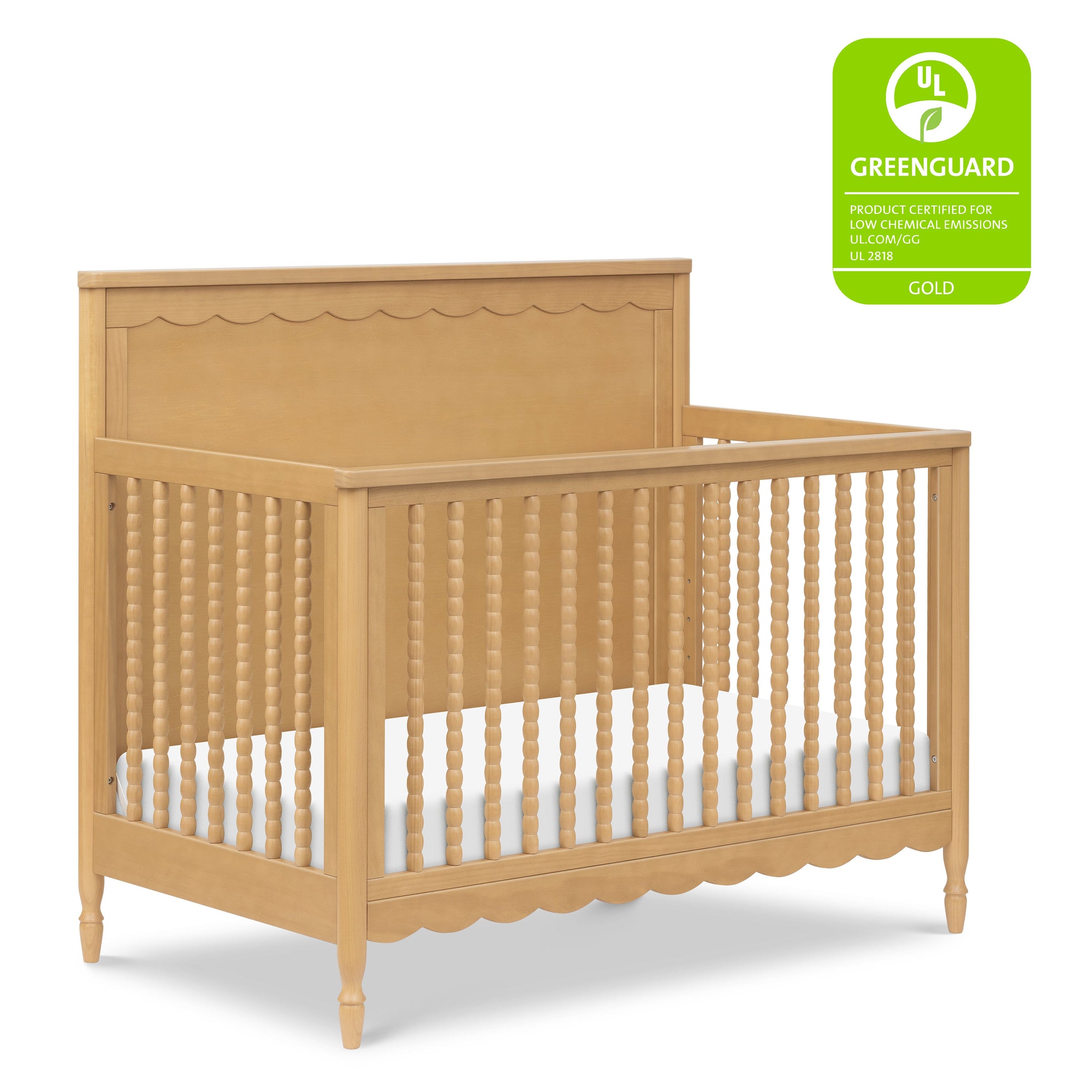 M32301HY,Ambrosia 4-in-1 Convertible Crib in Honey