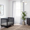 M4201B,Hudson 3-in-1 Convertible Crib w/Toddler Bed Conversion Kit in Black