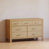 M24816HYPSEW,Eloise 7-Drawer Assembled Dresser in Honey & Performance Sand Eco-Weave