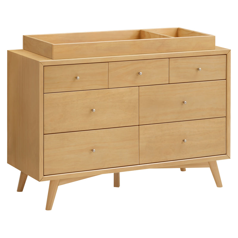 M15916HY,Palma 7-Drawer Double Dresser  Assembled in Honey