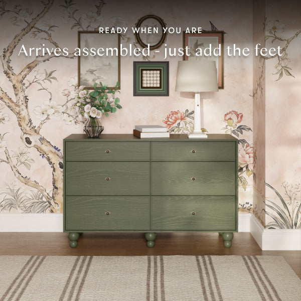 M33316AE,Nate Berkus x Babyletto Astre 6-Drawer Dresser in Archival Elm