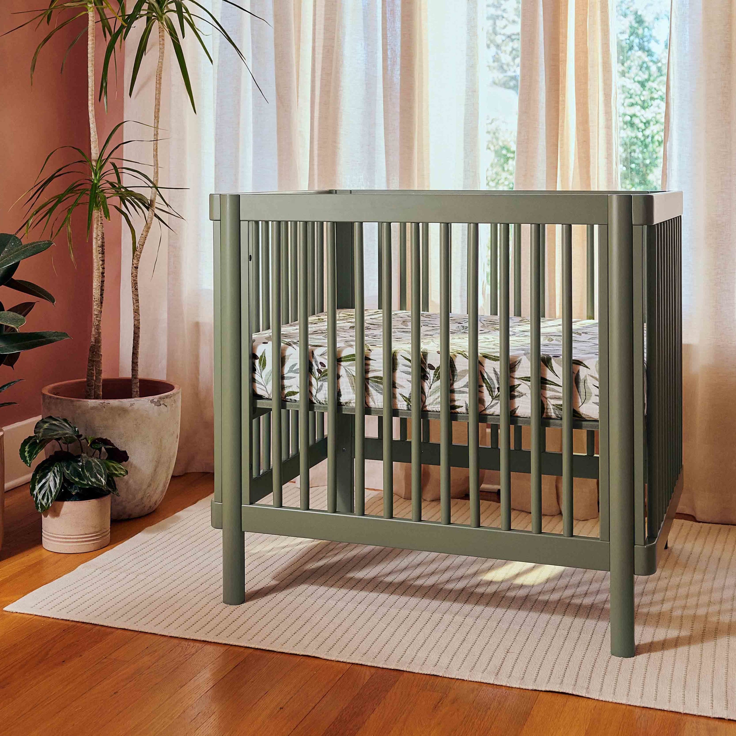 M29880OL,Pogo 8-in-1 Convertible Crib w/All-Stages Conversion Kits in Olive