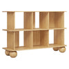 M31811HY,Crosby Open Bookcase in Honey