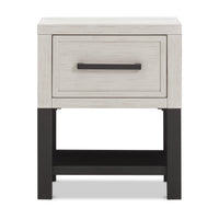 B25860WDF,Newbern Nightstand  Assembled in White Driftwood