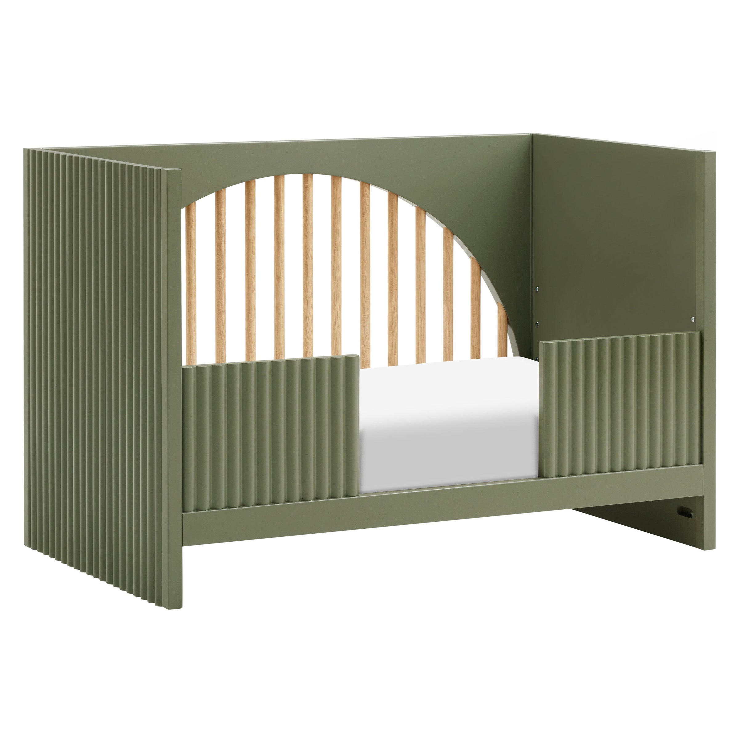 M30201OLSH,Moab 3-in-1 Convertible Crib in Olive/Ash