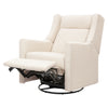M11283PWB,Kiwi Deluxe Power Glider Recliner w/Heat&Massage in Performance Ivory Boucle