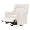 M11283PCMEW,Kiwi Deluxe Power Glider Recliner w/Heat&Massage in Performance Cream Eco-Weave