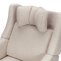 M11283PBEW,Kiwi Deluxe Power Glider Recliner w/Heat&Massage in Performance Beach Eco-Weave