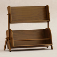 M10611NL,Tally Storage and Bookshelf in Natural Walnut