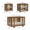 M23401NL,Yuzu 8-in-1 Convertible Crib w/All-Stages Conversion Kits in Natural Walnut
