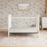 M7101RW,Liberty 3-in-1 Convertible Spindle Crib w/Toddler Bed Conversion Kit in Warm White