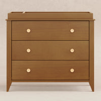 M10323CTN,Sprout 3-Drawer Changer Dresser in Chestnut and Natural Finish