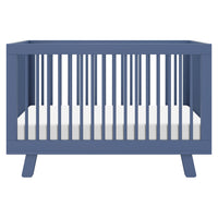 M4201CVB,Hudson 3-in-1 Convertible Crib w/Toddler Bed Conversion Kit in Cove Blue