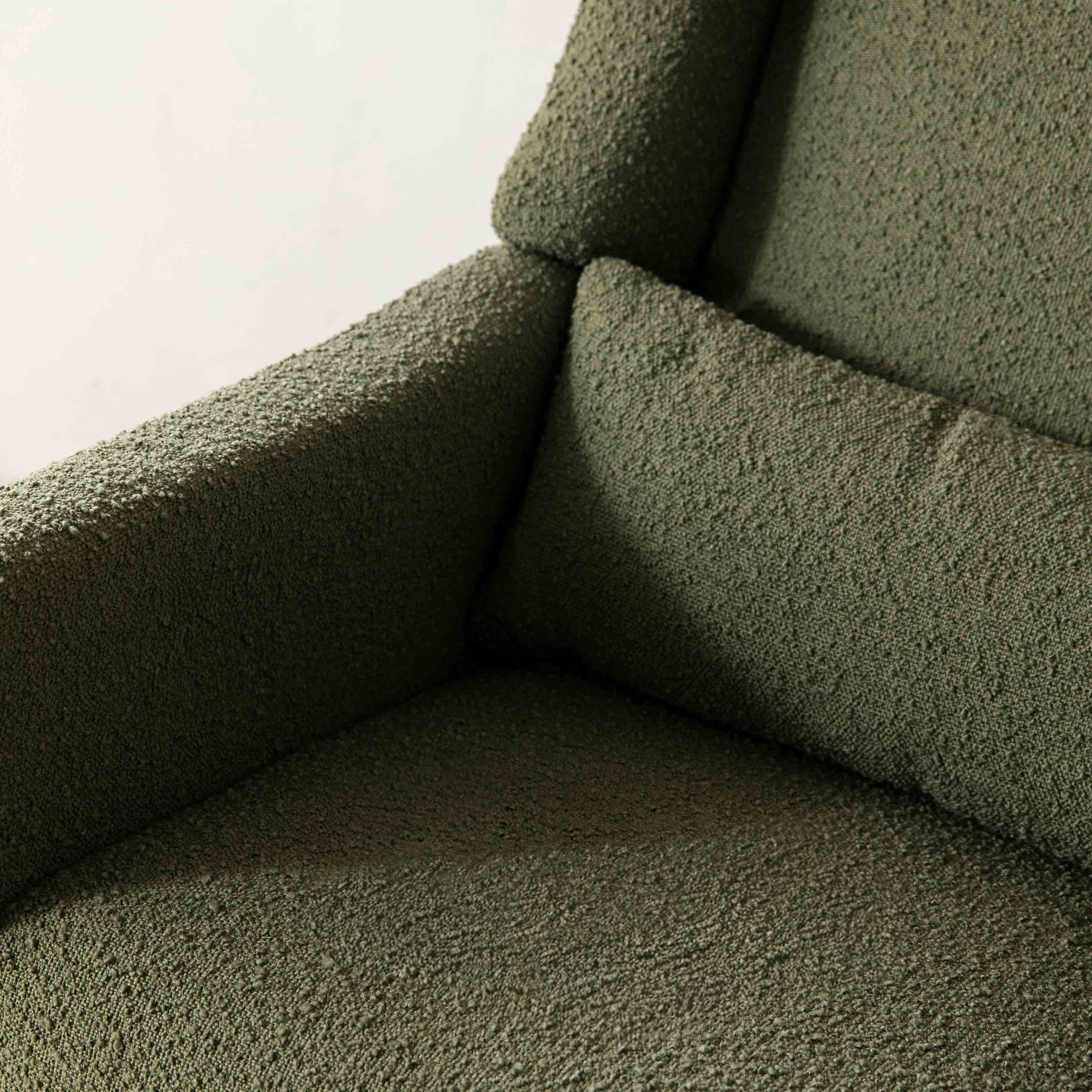 M11288OBLB,Kiwi Glider Recliner w/ Electronic Control and USB in Olive Boucle w/Light Wood Base