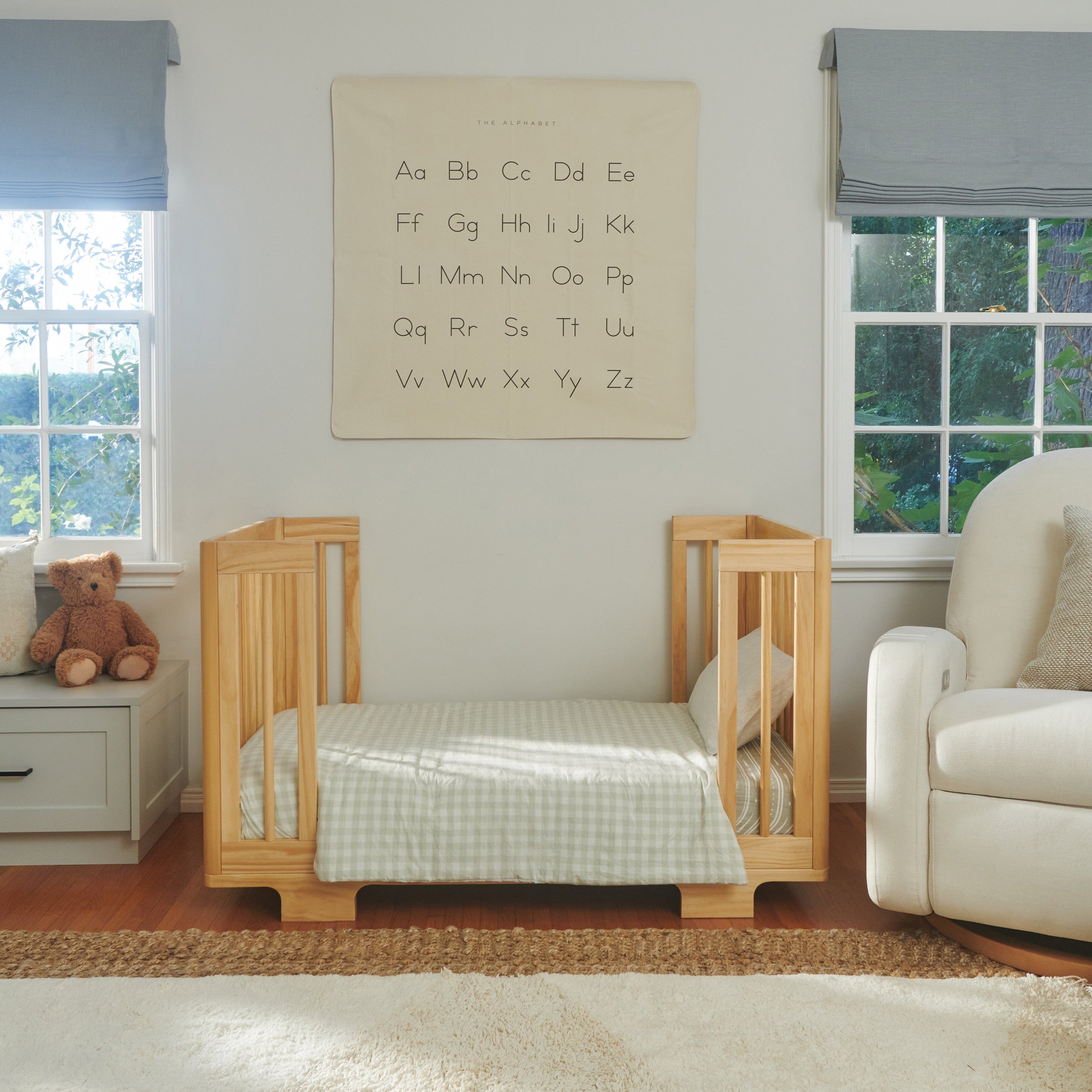 M23401N,Yuzu 8-in-1 Convertible Crib w/All-Stages Conversion Kits in Natural