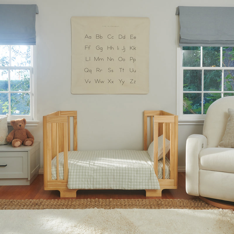 M23401N,Yuzu 8-in-1 Convertible Crib w/All-Stages Conversion Kits in Natural