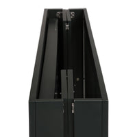 M6698B,Origami Mini Crib in Black Finish