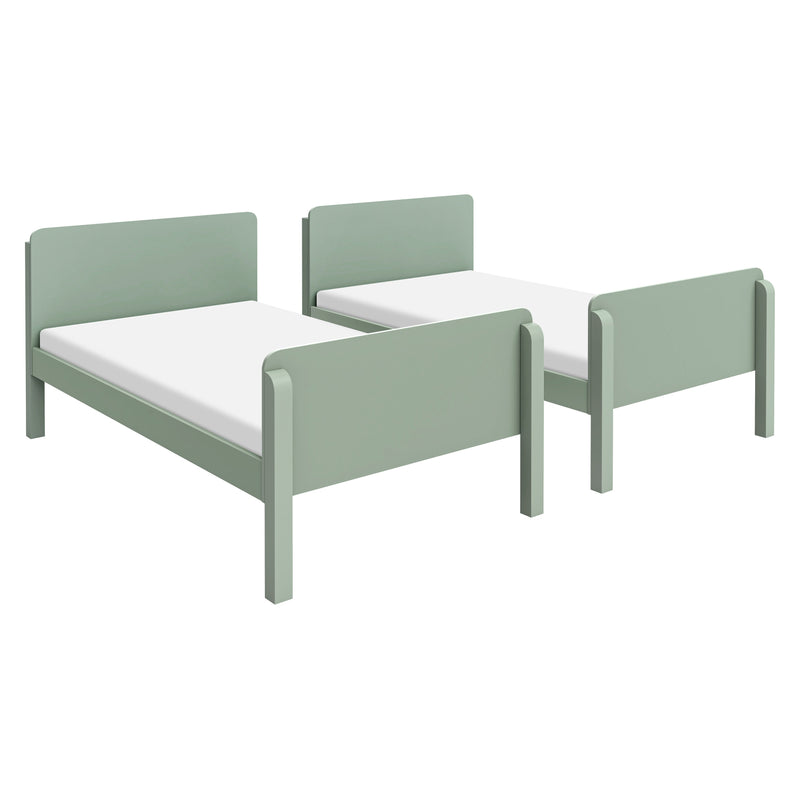 M18494LS,TipToe Bunk Bed in Light Sage