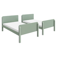 M18494LS,TipToe Bunk Bed in Light Sage