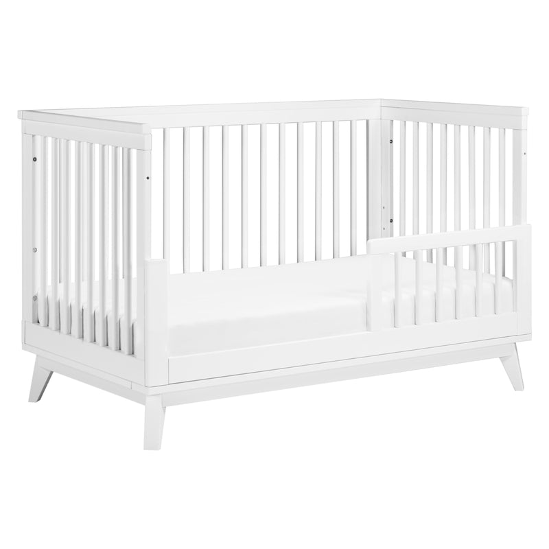 M5801W,Scoot 3-in-1 Convertible Crib w/Toddler Bed Conversion Kit in White