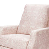 M22287PBRRDB,Crewe Recliner and Swivel Glider in Pure Brer Rabbit in Rose w/Dark Wood Base