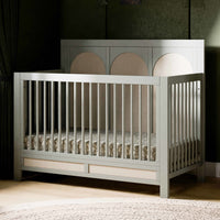 M24801FSPSEW,Eloise 4-in-1 Convertible Crib in French Sage and Performance Sand Eco-Weave