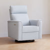 M17182PCET,Willa Pro Power Glider Recliner w/ Power Lumbar in Performance Blue Chambray Eco-Twill