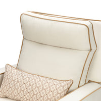 M23082PCMTB,Nate Berkus x Babyletto Sigi Pro Power Recliner in Performance Cream Linen w/Toffee Base