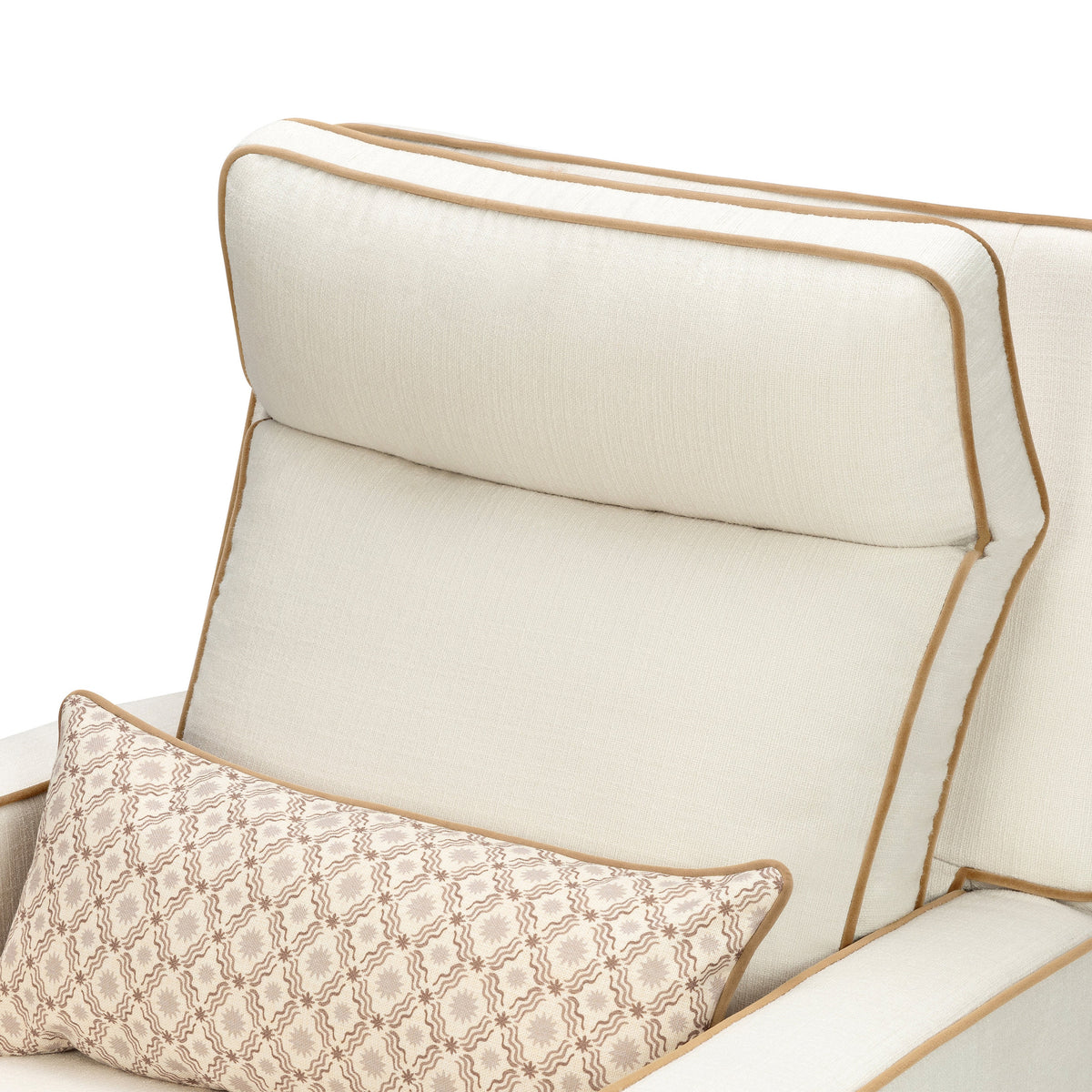 M23082PCMTB,Nate Berkus x Babyletto Sigi Pro Power Recliner in Performance Cream Linen w/Toffee Base