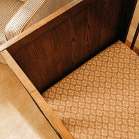 M33380TE,Nate Berkus x Babyletto Astre All-Stages Crib w/Bassinet & Toddler Bed Kits in Toffee