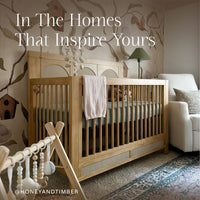 M24801HYPSEW,Eloise 4-in-1 Convertible Crib in Honey & Performance Sand Eco-Weave