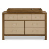 M24816NLPSEW,Eloise 7-Drawer Assembled Dresser in Natural Walnut & Performance Sand Eco-Weave