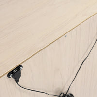 M4260NXW,Hudson Nightstand with USB Port in Washed Natural / White