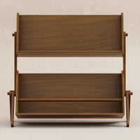 M10611NL,Tally Storage and Bookshelf in Natural Walnut