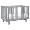 M4201G,Hudson 3-in-1 Convertible Crib w/Toddler Bed Conversion Kit in Grey Finish
